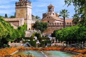 The gardens of the Alcázar de los Reyes Cristianos in Córdoba