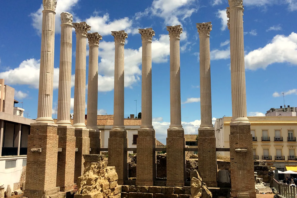 Las columnas del templo romano de Córdoba